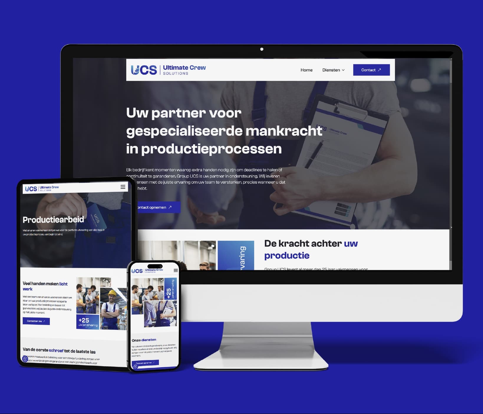 Projectbeeld voor UCS: websiteontwerp.